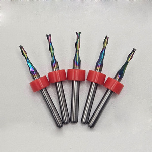 JingJianLiFeng Customizable 2-Flute Tungsten Carbide <strong>End</strong> <strong>Mill</strong> Double Edge Cutter Fish Tail Design High Precision TiCN 10 Pcs - Product Image 5