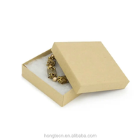 Hot New Custom Eco Corrugated Board Paper Box Kraft Paper Square Cardboard Jewelry Case Wholesale for Supermarket Use