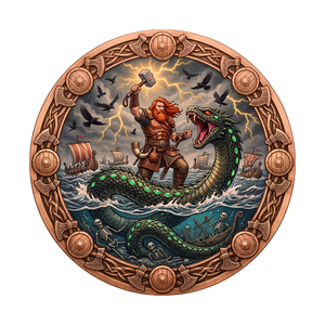 Pièce commémorative de luxe en cuivre .999 de 1 once, motif mythologie nordique <span class=keywords><strong>Trois</strong></span> Norns du destin en relief 3D avec arbre, idéale pour un cadeau - Product Image 2