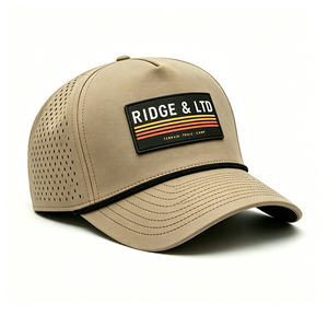 Gorra de Béisbol de 5 Paneles, Perforada con Láser, de Secado Rápido, Ligera, Deportiva, con Logotipo Personalizado, Transpirable, para Correr - Product Image 4