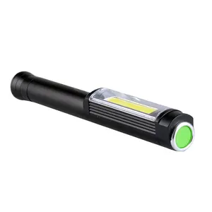 Unique de L'ÉPI LED de 5 Watts 400 Lumen 3 * AA Batterie Magnétique En Alliage D'aluminium Métal Nebo Lampe De Poche Avec Stroboscope Rouge