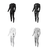 Ski en plein air cyclisme 2 pièces ensemble de Compression sans couture sport hommes sous-vêtements costume entraînement serré couche de Base thermique