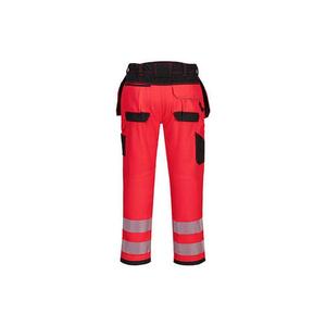PORTWEST - T501RBK44 PW3 Pantalon de travail à poche haute visibilité rouge/noir-EAN 5036108388943 HI-VIS WORKWEAR - Product Image 2