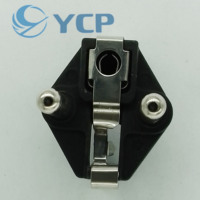 Prise électrique de type F, type EU, VDE 0620, Schuko, en aluminium, 16A, courant nominal