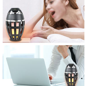 LED Flamme Atmosphère Bluetooth Portable Haut-parleurs PC Colonne 5W Bass Outdoor Music Player Home Gift Christmas Flame Speaker - Product Image 5
