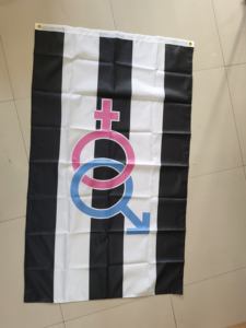 Дешевый 3 Х5 футов прямой союзный гетеросексуальный флаг гордости с Люверсами - Product Image 2