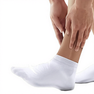 <b>Mens</b> <b>Dress</b> Crew <b>Socks</b> Light Spandex/Cotton Seamless Letter Pattern Breathable Custom with Bottom Logo Cuff Position Summer - Product Image 4