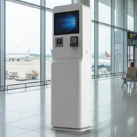 Kiosque de paiement en libre-service pour lavage de voitures, Terminal de gestion de parking OEM, Système de barrière à flap sans contact, Extérieur, SDK, Anti-poussière