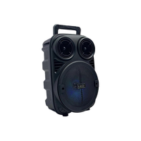2024 Portable sans fil couleur vive lumière LED son basse DJ karaoké BT haut-parleur adapté à la danse carrée en plein air