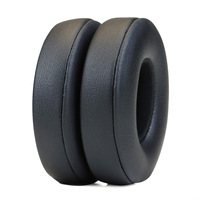 Almohadillas de Repuesto para Auriculares Beats Solo 2 3, Almohadillas de Espuma Viscoelástica con Revestimiento de Cuero Proteico, Múltiples Colores
