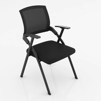 Table et chaise pliantes Chaise de réunion pliante avec maille pour salle de séjour ou hôpital Utilisation chaise de formation de conférence