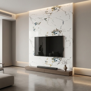 Interior Decoration Artificial Uv Marble Wall Panel &amp; Board High Glossy <strong>Pvc</strong> <strong>Plastic</strong> <strong>Sheet</strong> for House - Product Image 3