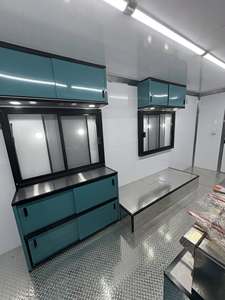 รถพ่วงขายอาหารเร็ว รถพ่วงขายพิซซ่า อาหารเม็กซิกัน พร้อมอุปกรณ์ครัวครบครัน รถขายอาหารสำหรับอาหารจานด่วน ได้รับการรับรอง DOT และ NSF - Product Image 6