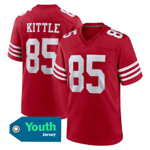 San Francisco Juvenil de Alta Calidad # 13 Purdy # 23 McCaffrey # 54 <span class=keywords><strong>Warner</strong></span> # 85 Camisetas de Fútbol Americano Cosidas con Logotipo - Product Image 4