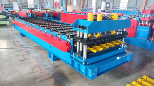 Màu sơn thép mạ kẽm ngói máy làm kim loại tráng men mái ngói tạo thành máy - Product Image 3