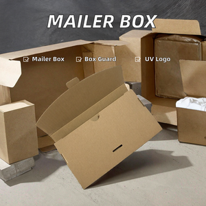 Square Corrugated Board Envelope <b>Box</b> Packaging for Underwear <b>Socks</b> Panties T-shirt Small Product Disposable - Product Image 2