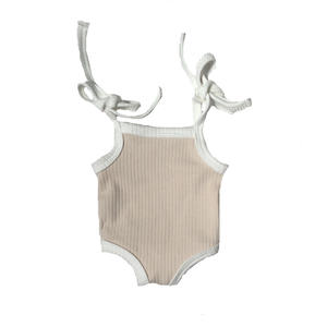 Combinaison en tissu côtelé pour poupée, body féminin de 13 pouces, épaules dénudées, rayures, <span class=keywords><strong>Minikane</strong></span>, vêtements, barboteuse pour poupée de 34cm, 36cm - Product Image 6