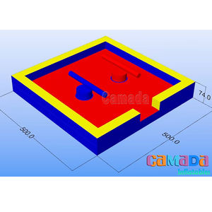 Eventos al aire libre Juegos deportivos para adultos Gladiador inflable Joust Arena Juegos Juego Inflable De Gladiador con palos - Product Image 5