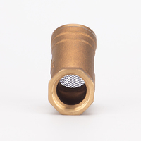 Válvula de Retención de Bronce, Tipo Vertical, de Cobre, para Agua, Tamaño de Puerto de 1/2 Pulgada, Personalizable OEM, Uso Industrial en Fábrica, Hecho en China