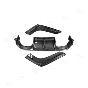 V Estilo Seco Fibra De Carbono Difusor Traseiro Bumper Lip Splitters para 2015-2019 BMW F80 M3 F82 F83 M4 - Product Image 2