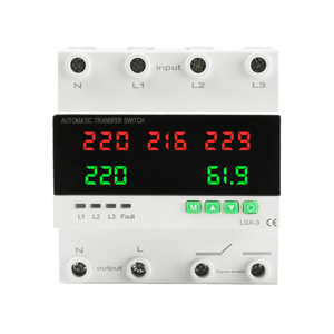 Adjustable Dual Display Digital Rela Three Phase AC <strong>Stabilizer</strong> Copper And PC Material LCD Display - Product Image 4