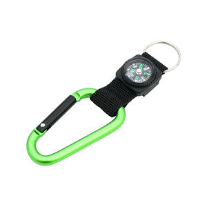 Nuevos productos Actividades al aire libre Aleación de aluminio Mosquetón Llaveros Brújula - Product Image 2