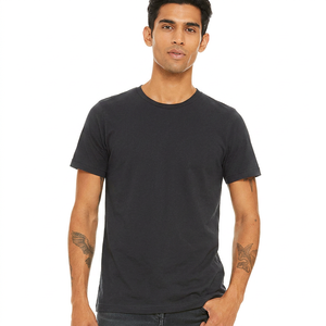 Camisetas Unisex de Manga Corta con Cuello Redondo de Algodón, Talla L, Gris, Diseño Estampado con Impresión Digital - Product Image 1