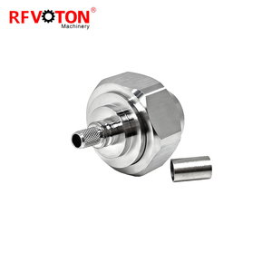 Conector RF DIN L29 7/16 Tipo Macho, <span class=keywords><strong>Pin</strong></span> Recto para Crimpar, para Cable Coaxial RG58 LMR200 LMR195 - Product Image 4