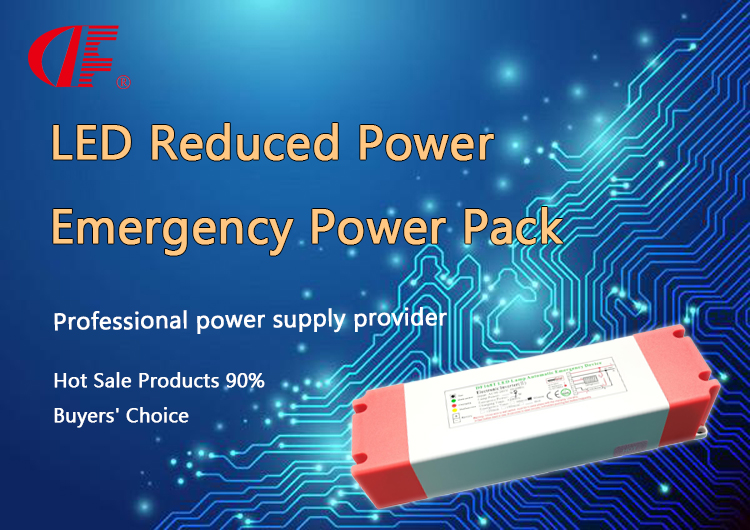 New integrated emergency led driver power supply automatic power reduction emergency device with customized