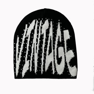 Gorro de punto Jacquard de alta calidad con estampado completo - Product Image 4