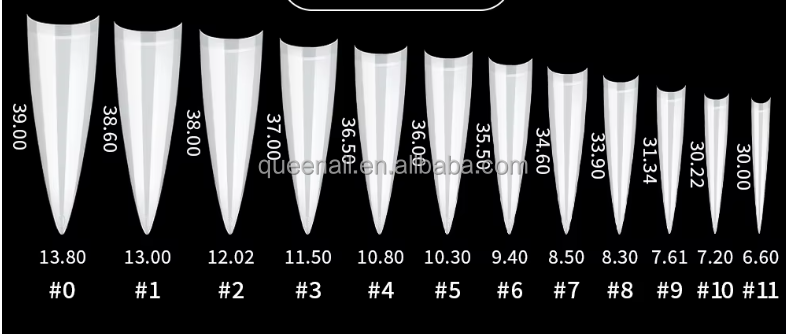 Sac Stiletto Naturel 550pcs