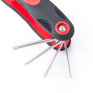 Juego de 8 Herramientas Manuales para Reparación de Bicicletas, Plegables, con <span class=keywords><strong>Llaves</strong></span> <span class=keywords><strong>Allen</strong></span>, Estrella, Torx - Product Image 3