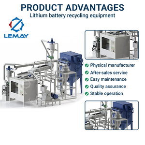 Lithium Ion Lead Acid <b>Battery</b> Recycling Machine <b>Nicd</b> <b>Battery</b> Recycling Machine Lithium <b>Battery</b> Recycling Plant - Product Image 4