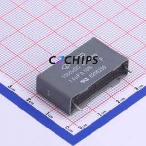 ตัวเก็บประจุฟิล์มโพลีโพรพิลีน (CBB) แบบมีรูทะลุ (THT) รุ่น C3D3A105KB00350, ระยะขา P=27.5 มม. 1uF 10% 1kV - Product Image 1