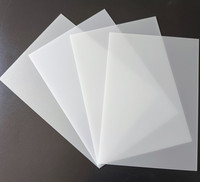 Feuille de film pc à diffusion de lumière translucide blanc laiteux opale non transparent pour panneau lumineux led