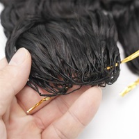 Cheveux indiens naturels Deep Wave pour tresses au crochet, pré-bouclés, cheveux humains pour tressage, tresses bohèmes bouclées pour salon de coiffure, vente en gros