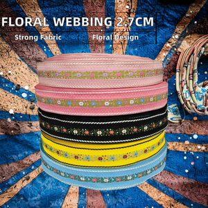 Reuners ST-2140 Cinta Jacquard de Poliéster 100% Ecológica de Alta Tenacidad con Diseño Étnico y Patrón Floral para Textiles del Hogar - Product Image 2