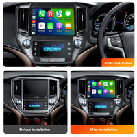 MEKEDE MS Android 13 gps navigation écran tactile 8core wifi 360 caméra panoramique pour Toyota Crown 2015-2018
