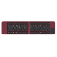 Teclado plegable con panel táctil ultrafino, portátil, recargable, para PC, portátil, iOS, Android, HarmonyOS
