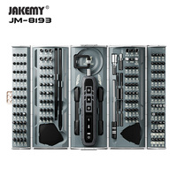 JAKEMY JM-8193 – Kit de tournevis électrique de précision 0,3 N.m à couple élevé, sans fil, pour réparation d'iPhone, ordinateur portable et électronique 3C