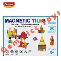 Ubin Magnetik Gemmicc 60 Buah 63 Buah 100 Buah Mainan Montessori Ubin Magnetik Mainan Magnetik