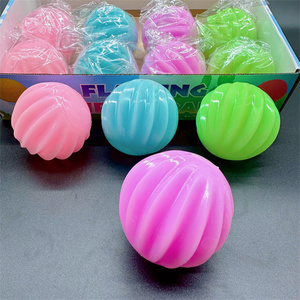 HAPU Factory 7cm TPR Moire <b>Ball</b> <b>LED</b> Light Touch Training Toy for Ages 5+ Unisex Children's Party - Product Image 2