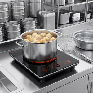 <span class=keywords><strong>Plaque</strong></span> de cuisson à <span class=keywords><strong>induction</strong></span> simple concave, grande puissance, pour usage commercial, brûleur wok, <span class=keywords><strong>plaque</strong></span> chauffante électrique en acier inoxydable KI02014 - Product Image 1