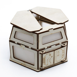 Kit de jouets éducatifs en bois Dsq Mars Base Series Airlock Transition Module pour enfants, expérience scientifique 7-9 ans - Product Image 3