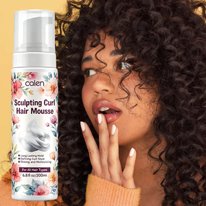 <span class=keywords><strong>Mousse</strong></span> coiffante hydratante entièrement naturelle pour <span class=keywords><strong>boucles</strong></span>, fixation forte, marque privée personnalisée - Product Image 1