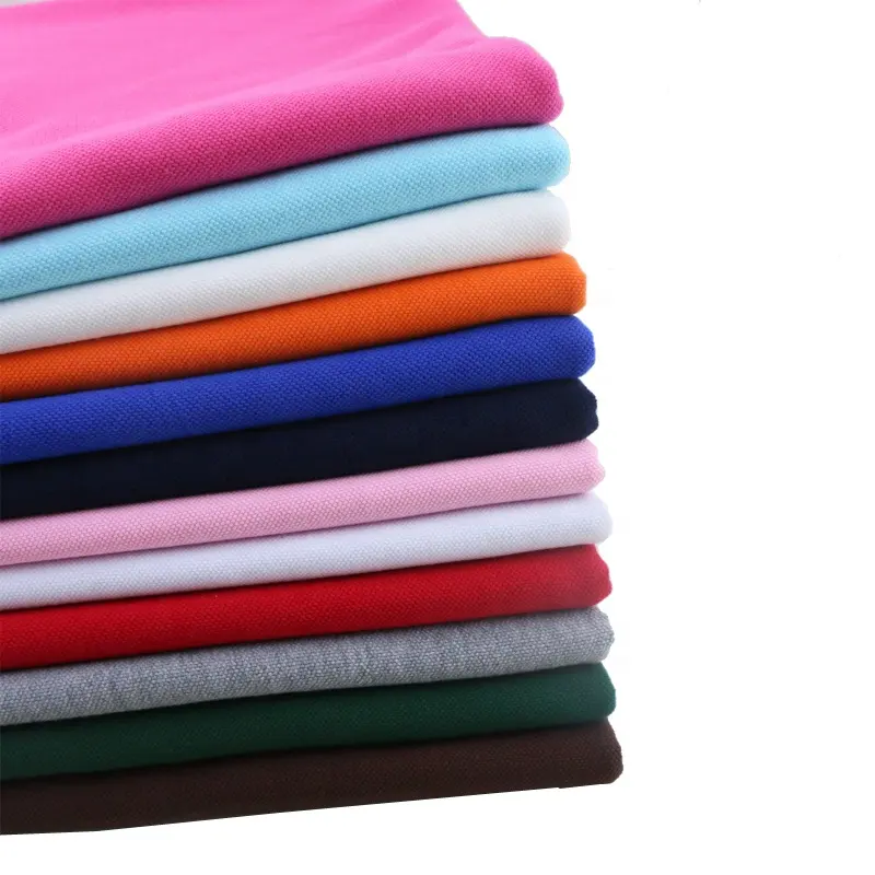 26s Plain Dyed Single Jersey Fabric Cotton Knitted Fabric Jersey for Polo Shirt Cotton Single knit Jersey Fabric