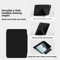 Étui pour tablette ultra magnétique en cuir PU, étui intelligent, étui de protection pour iPad Pro 2024/2025 13 pouces