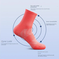 Chaussettes de football antidérapantes personnalisées pour hommes et femmes Chaussettes épaisses au design moderne pour le sport en plein air avec logo Modèle 3D
