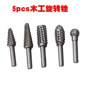 Carbide Tipped Rotary File Set 1/4 In Shank Straight Bit For Woodworking Carpentry Rotation Use - Product Image 5
