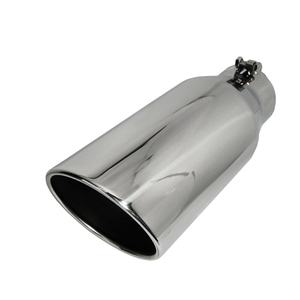 طرف عادم من الفولاذ المقاوم للصدأ الكروم المائل المدحرج مقاس 4.5 بوصة قابل للتركيب واللحام - Product Image 1